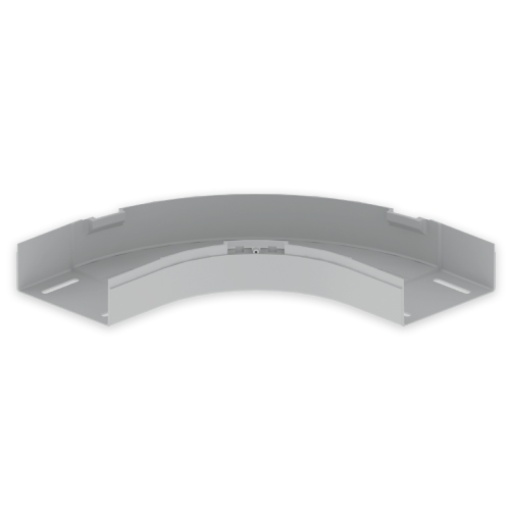 Curva plana 90 Unex 60x150, em U23X cor cinzento
