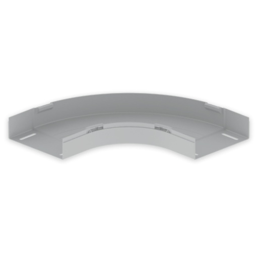 Curva plana 90 Unex 60X200, em U23X cor cinzento