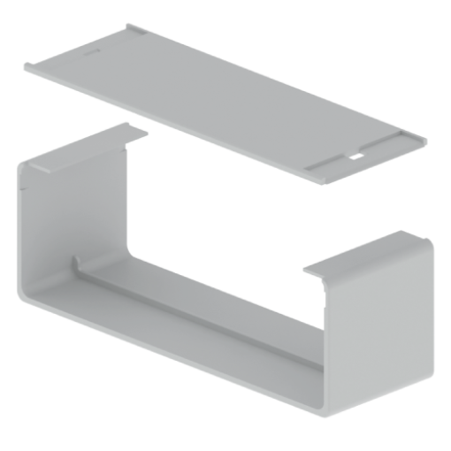 Tapa-juntas Unex 60x200, em U48X cor cinzento