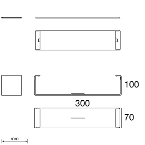 Tapa-Juntas Unex 100X300 em U48X sem halogéneos