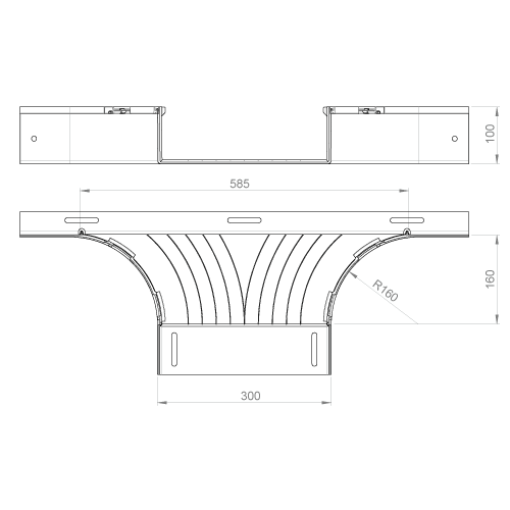 Derivação T Unex 100x300 em U48X sem halogéneos
