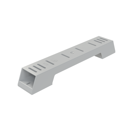 Suporte vertical Unex 600mm, em U23X cor cinzento
