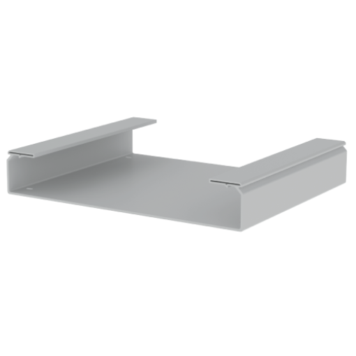 Caminho de cabos Unex 100x600, em U23X cor cinzento