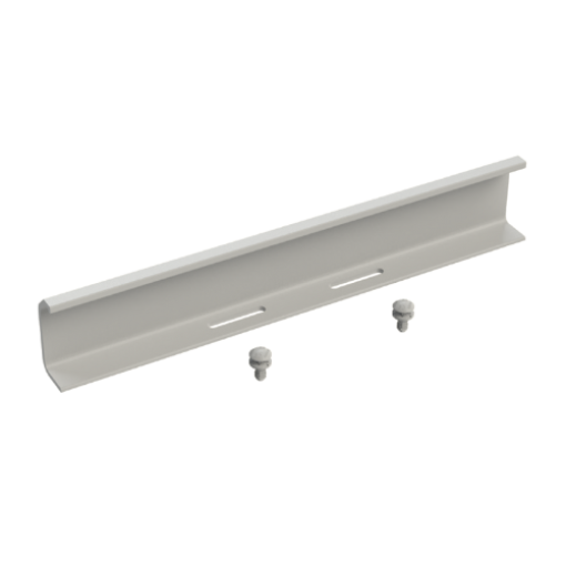 União entre troços com pernos Unex 60mm, em U23X cor cinzento