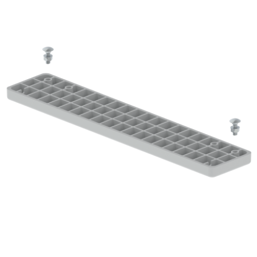 União base Unex 600, em U48X cor cinzento