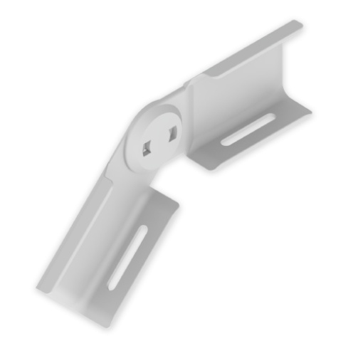 Articulação vertical Unex 100, em U48X cor cinzento
