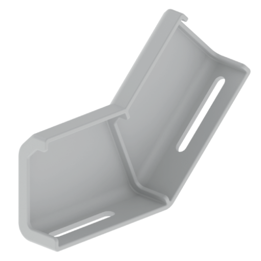 União alteração nivel subida Unex 100mm, em U23X cor cinzento