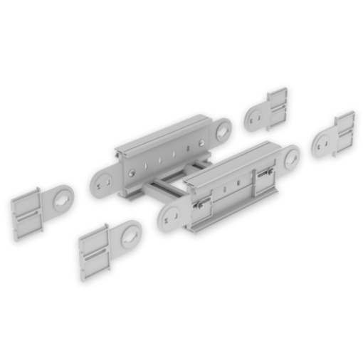 Ângulo vertical Unex 135x300, em U23X cor cinzento