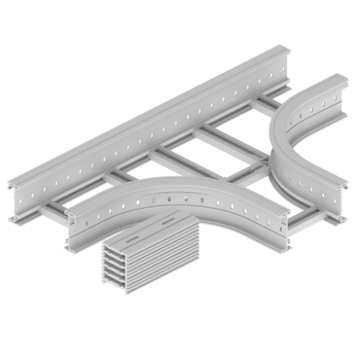 Derivação T Unex 135x300 R300, em U48X cor cinzento