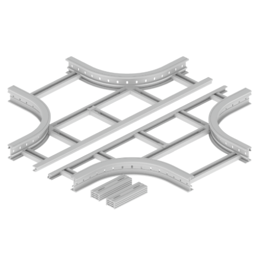 Cruz Unex 85x500 R300, em U48X cor cinzento
