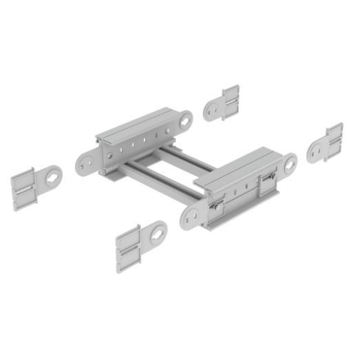 Ângulo vertical Unex 135x500, em U48X cor cinzento
