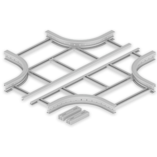 Cruz Unex 85x600 R300, em U23X cor cinzento
