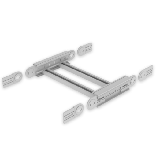 Ângulo vertical Unex 85X600, em U23X cor cinzento