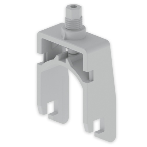 Braçadeira para cabos Unex Ø46-52, em U48X cor cinzento