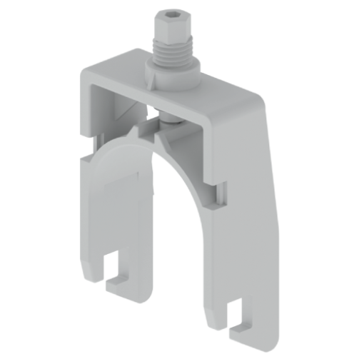 Braçadeira para cabos Unex Ø58-64, em U48X cor cinzento