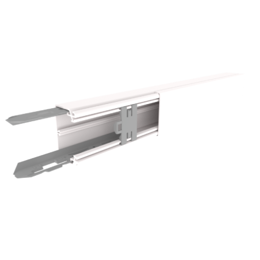 Calha para distribuição Unex 40x60, em U23X cor branco