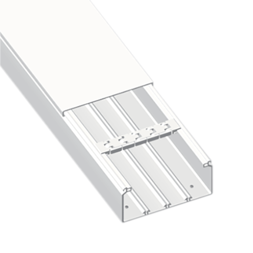 Calha para distribuição Unex 40x60, em U43X sem halogéneos cor branco