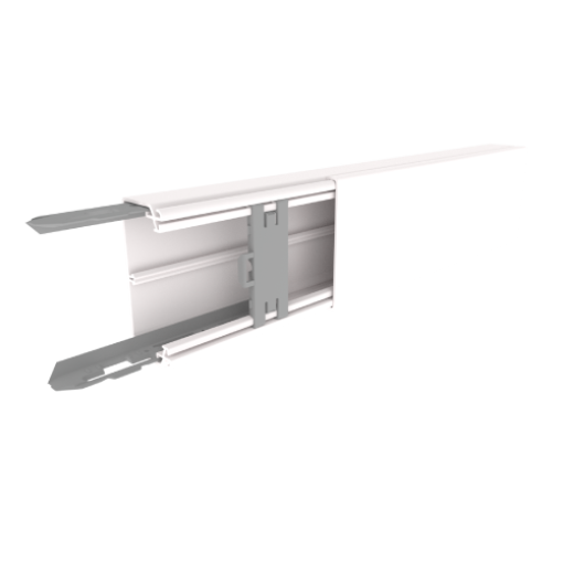 Calha para distribuição Unex 40x90, em U23X cor branco