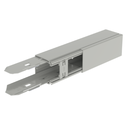 Calha para distribuição Unex 60X60, em U23X cor cinzento