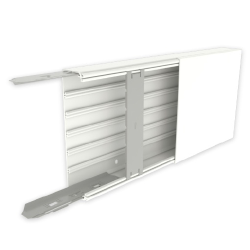 Calha para distribuição Unex 60x230, em U23X cor branco