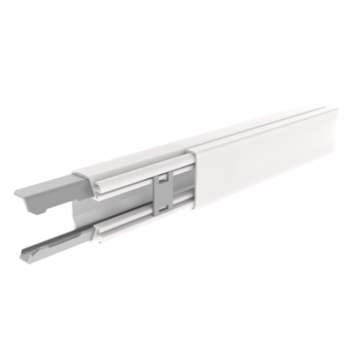 Calha Unex para ar condicionado 30x40, em U23X cor branco