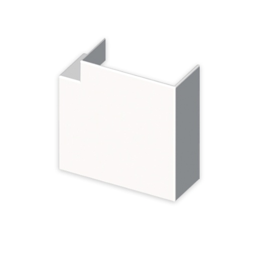 Ângulo plano Unex 40x90, em U42X sem halogéneos cor branco