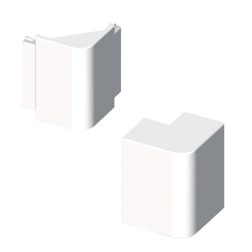 Ângulo exterior Unex 40x60, em U42X sem halogéneos cor branco