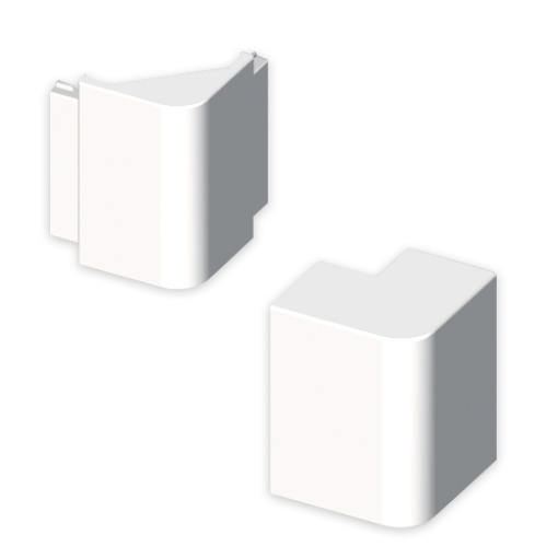 Ângulo exterior Unex 60x110, em U42X sem halogéneos cor branco