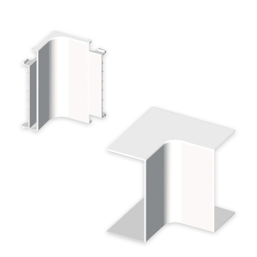 Ângulo interior Unex 40x90, em U42X sem halogéneos cor branco