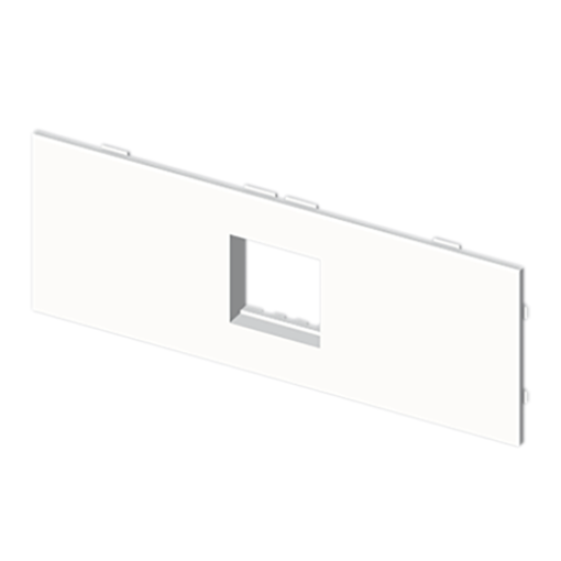 Placa Unex para 1 mecanismo Mosaic, em U24X cor branco