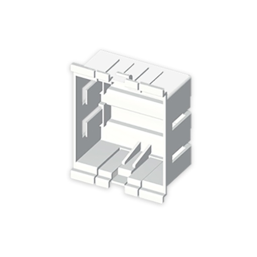 Caixa Unex para 1 mecanismo universalmodular, em U43X