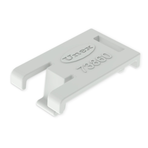 Ponte Unex 40, em U24X para calhas 3040x40, em U23X