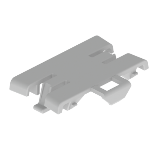 Ponte Unex 60 mm, em U24X para calhas 40x60, em U23X