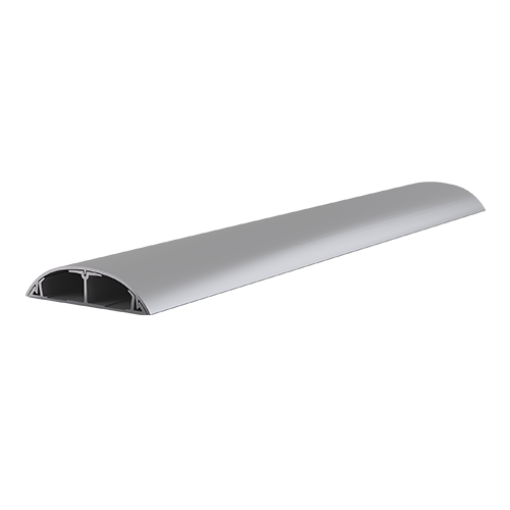 Calha de chão Unex 18x75, em U48X cor antracite