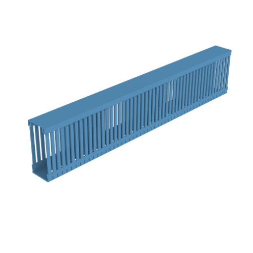 Calha de quadros Unex 100x43, em U23X cor azul