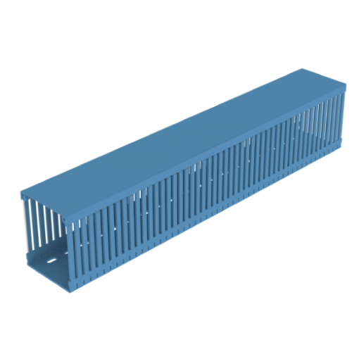Calha de quadros Unex 100x80, em U23X cor azul