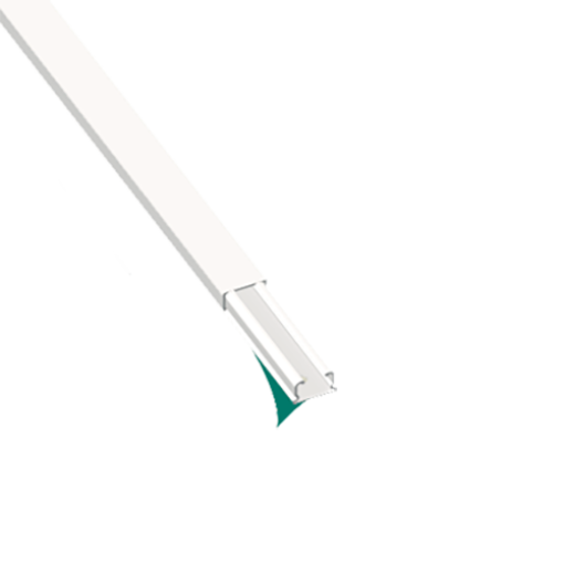 Moldura auto-adesiva Unex 10x22, em U23X cor branco