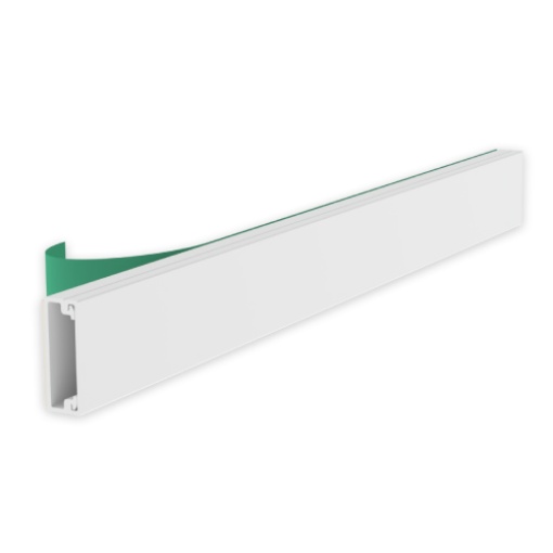 Moldura auto-adesiva Unex 10x30, em U23X cor branco