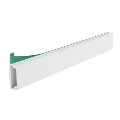 Moldura auto-adesiva Unex 10x30, em U23X cor branco