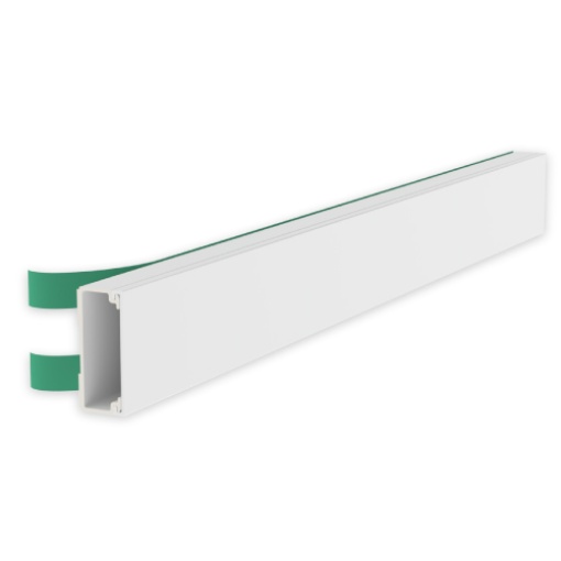 Moldura auto-adesiva Unex 20x50, em U23X cor branco