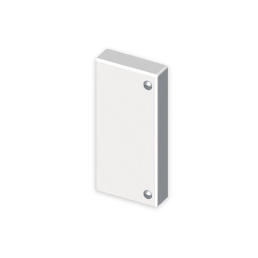 Tampa final Unex 20x30, em U24X cor branco