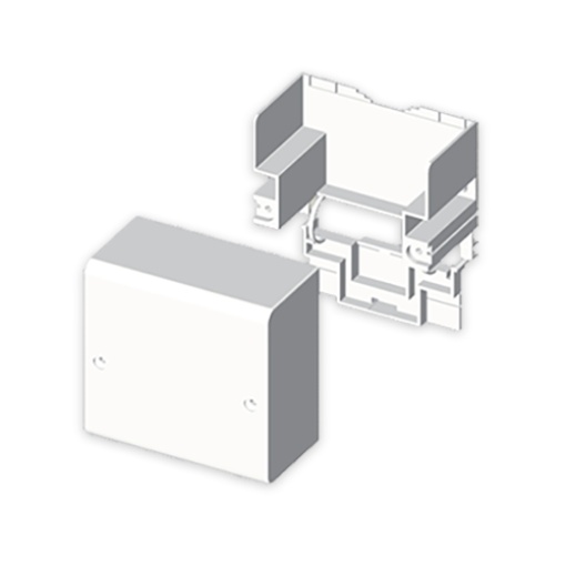 Caixa de conexão-derivação Unex 95x130, em U24X cor branco