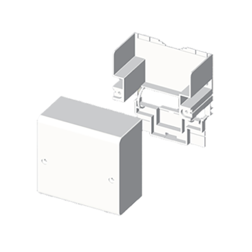 Caixa de conexão-derivação Unex 95x130, em U42X cor branco