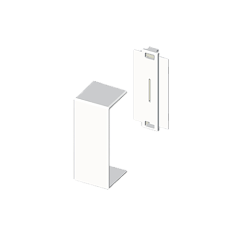 Tapa-juntas Unex 10x22, em U24X cor branco