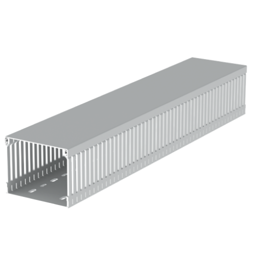 Calha de quadros Unex 80x100, em U43X sem halogéneos cor cinzento