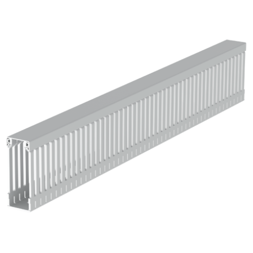 Calha de quadros Unex 80x30, em U43X sem halogéneos cor cinzento