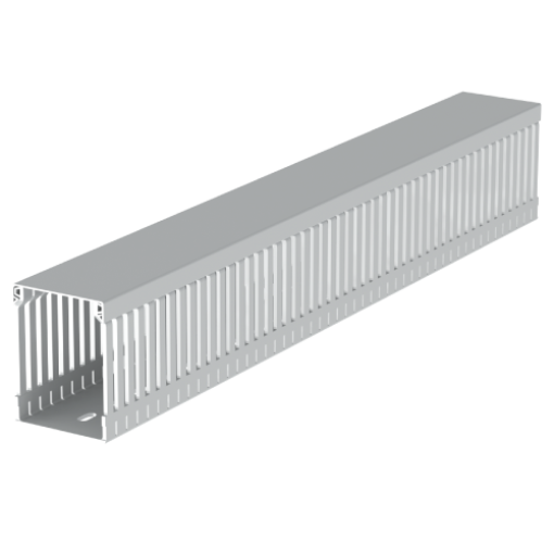 Calha de quadros Unex 80x60, em U43X sem halogéneos cor cinzento