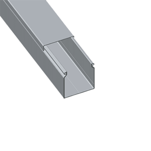 Calha Unex 80x80, em U23X cor cinzento