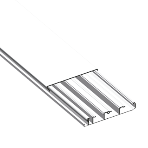 Rodapé Unex 16x100, em U23X cor branco