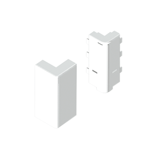 Ângulo exterior Unex, em U24X cor branco